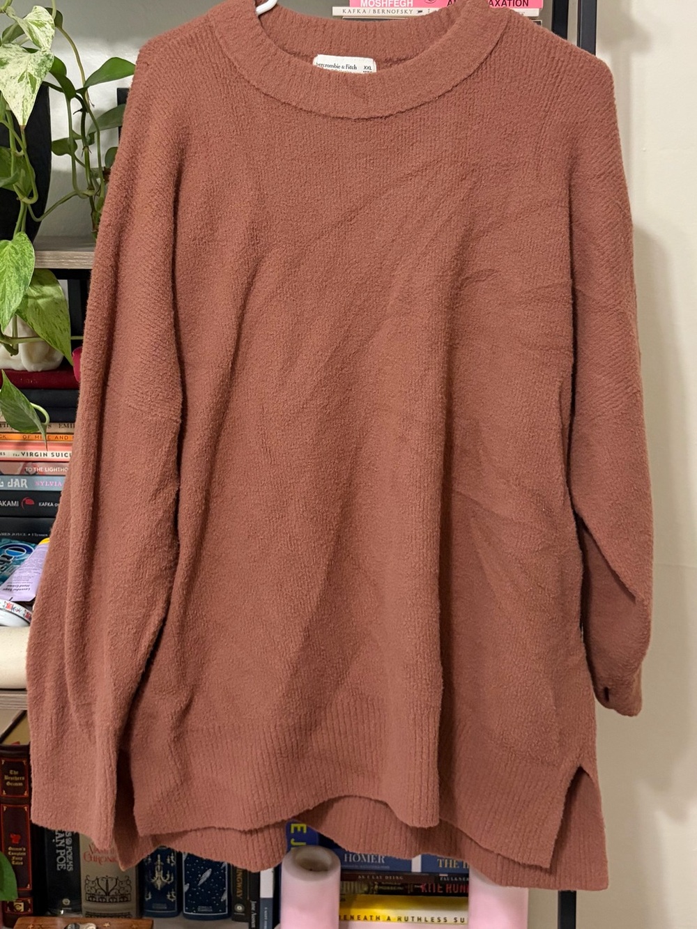 Abercrombie & Fitch Rust Crewneck Sweater - Women's Cozy Knit